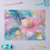 Abstrakte Alkoholtinte Entfärbung Seidenpapier (Basteln)