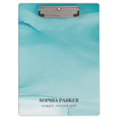 Abstrakte Alkoholtinte Klemmbrett (Vorderseite)