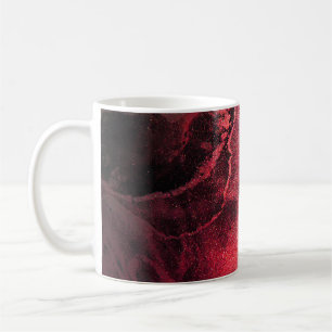 Abstrakte Alkoholtinte-Malerei Moderne Kunst Hinte Kaffeetasse