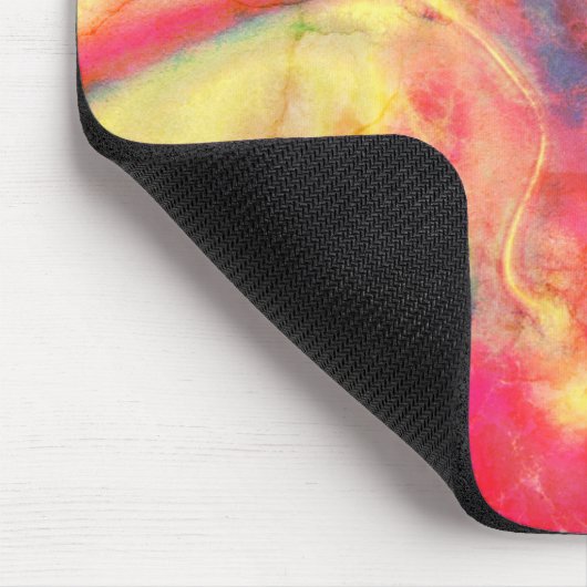 Abstrakte Alkoholtinte Mousepad (Ecke)