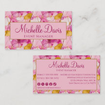 Abstrakte Alkoholtinte Nahtloses Florales Rosa Gel
