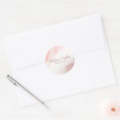 Abstrakte Alkoholtupfer Runder Aufkleber (Umschlag)