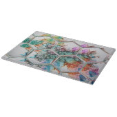 Abstrakte Alkoholtupfer Schneidebrett (Ecke)