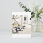 Abstrakte alltägliche Bergtreppen Postkarte (Stehend Vorderseite)