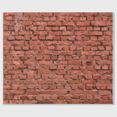 Abstrakte alte Vintag gekrackte Bumpy Rough Brick  Geschenkpapier (Flach)