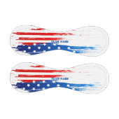 Abstrakte amerikanische Fahne abgenutzt Baseball (Paneele)