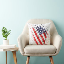 Abstrakte amerikanische Flag Art Print