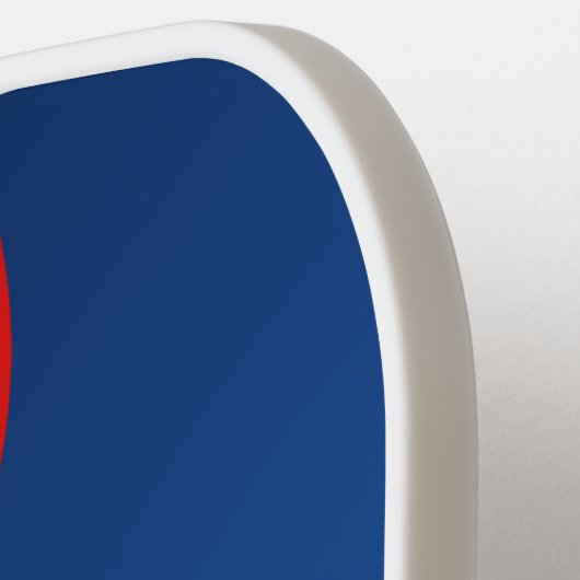 Abstrakte amerikanische Flagge Pickleball Schläger (Linke Seite)