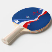 Abstrakte amerikanische Flagge Tischtennis Schläger (Vorderseite)