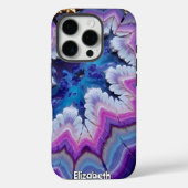 Abstrakte Amethyst- und Goldvenen Case-Mate iPhone Hülle (Rückseite)