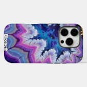 Abstrakte Amethyst- und Goldvenen Case-Mate iPhone Hülle (Rückseite (Horizontal))