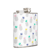 Abstrakte Ananas Flachmann (Rechts)