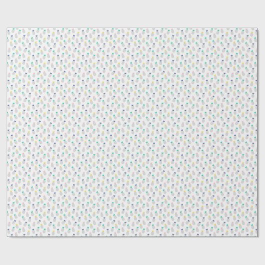 Abstrakte Ananas Geschenkpapier (Flach)