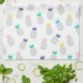 Abstrakte Ananas Geschirrtuch (Gefaltet)