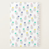 Abstrakte Ananas | Monogramm Planer (Rückseite)