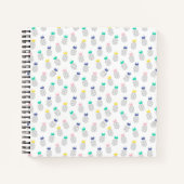 Abstrakte Ananas Notizbuch (Vorderseite)