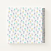 Abstrakte Ananas Notizbuch (Rückseite)