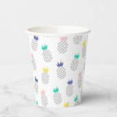 Abstrakte Ananas Pappbecher (Links)