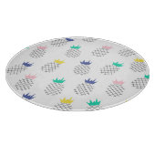 Abstrakte Ananas Schneidebrett (Ecke)