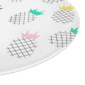 Abstrakte Ananas Schneidebrett (Ecke)