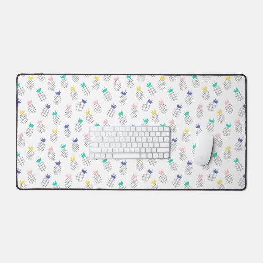 Abstrakte Ananas Schreibtischunterlage (Tastatur & Maus)