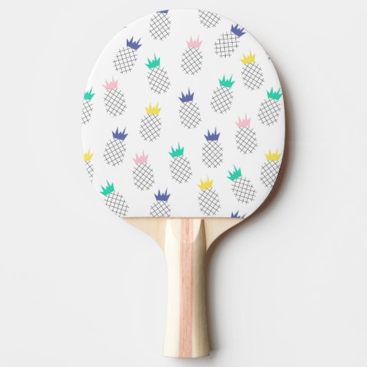 Abstrakte Ananas Tischtennis Schläger (Vorderseite)