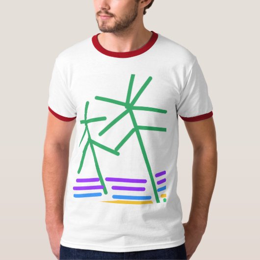 Abstrakte Angst T-Shirt (Vorderseite)