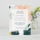 Abstrakte Ankündigung (Stehend Vorderseite)