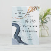 Abstrakte Ankündigung Datum freihalten (Stehend Vorderseite)