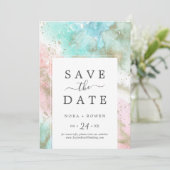 Abstrakte Ankündigung Datum freihalten (Stehend Vorderseite)