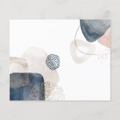 Abstrakte Ankündigung zur Änderung der Adresse (Rückseite)