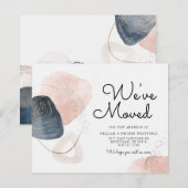 Abstrakte Ankündigung zur Änderung der Adresse (Vorne/Hinten)