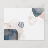 Abstrakte Ankündigung zur Änderung der Adresse (Rückseite)