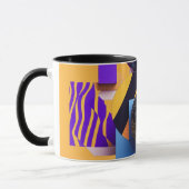 Abstrakte Anordnung mit farbenfrohen Kugeln Tasse (Links)