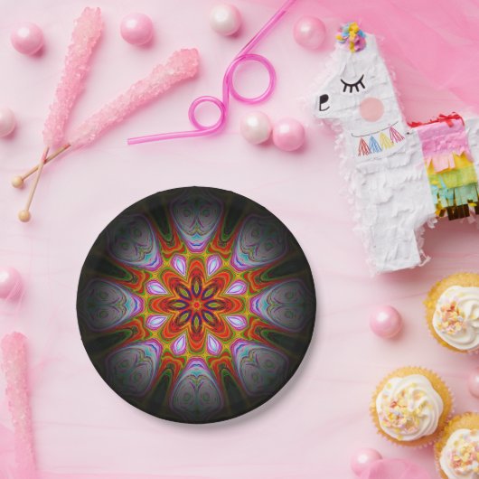 Abstrakte Antike Art-18434 Pappteller (Party)