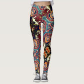Abstrakte antike Orientalisch-Rug-Design-Leggings Leggings (Vorderseite)