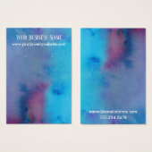 Abstrakte Anzeigetafeln für Aquarellbilder (Vorne & Hinten)