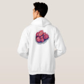 Abstrakte Äpfel Hoodie (Schwarz voll)