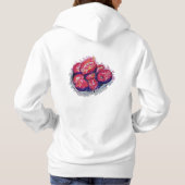Abstrakte Äpfel Hoodie (Rückseite)