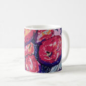Abstrakte Äpfel Kaffeetasse (VorderseiteRechts)