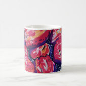 Abstrakte Äpfel Kaffeetasse (Mittel)
