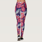 Abstrakte Äpfel Leggings (Rückseite)