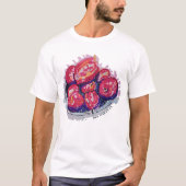Abstrakte Äpfel T-Shirt (Vorderseite)