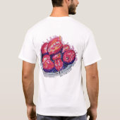 Abstrakte Äpfel T-Shirt (Rückseite)