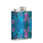 Abstrakte Apophyse Fraktal III Flachmann (Rechts)