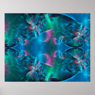 Abstrakte Apophyse Fraktal III Poster