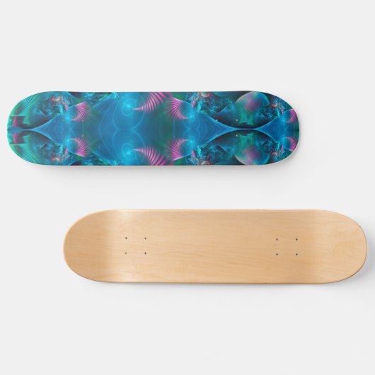 Abstrakte Apophyse Fraktal III Skateboard (Horizontal)