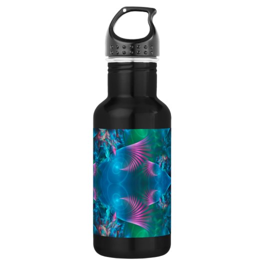 Abstrakte Apophyse Fraktal III Trinkflasche (Vorderseite)