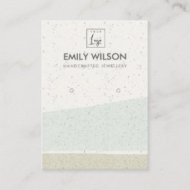 ABSTRAKTE AQUA-KERAMIK WÄHRT ERNEUTES DISPLAY-LOGO VISITENKARTE