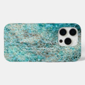 Abstrakte Aqua-Wasserfarbe Geblüht Case-Mate iPhone Hülle (Rückseite (Horizontal))